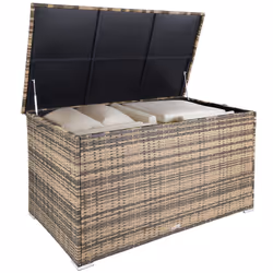 TecTake 404247 scatola di conservazione Alluminio Marrone