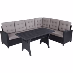TecTake 404249, Esterno, Nero