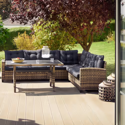 TecTake 404250 divano Grigio