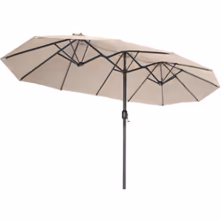 TecTake 404253 ombrellone da cortile Beige
