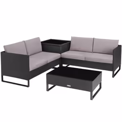 TecTake 404300, Esterno, Nero