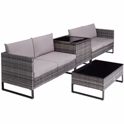 TecTake 404301 divano Grigio - Vista aggiuntiva 4