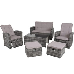 TecTake 404304 divano Grigio