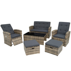 TecTake 404305 divano Marrone