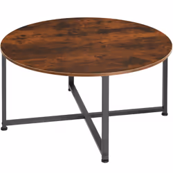 TecTake 404342, Tavolo da caffè, Legno