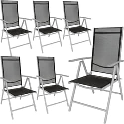 TecTake 404364 set mobili da esterno Nero, Grigio