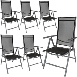 TecTake 404366 set mobili da esterno Nero, Antracite