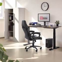 TecTake 404378 schedario e accessori Acciaio Nero
