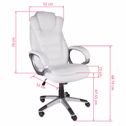 TecTake 404388 sedia da ufficio e computer - Vista aggiuntiva 6