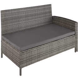 TecTake 404397 divano Grigio, Beige