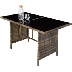 TecTake 404399, Esterno, Marrone