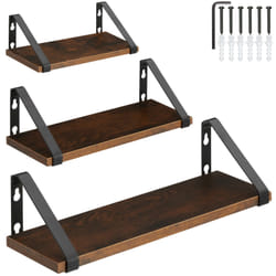 TecTake 404429 scaffale Acciaio Legno