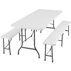 TecTake 404527 set di mobili per soggiorno Bianco