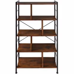 TecTake 404545 scaffale Acciaio, Plastica Legno
