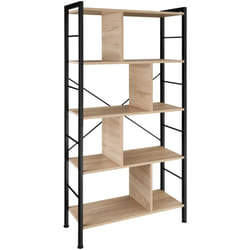 TecTake 404546 scaffale Acciaio, Plastica Legno