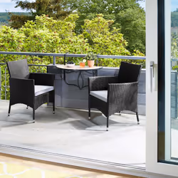 TecTake 404551 set mobili da esterno Grigio