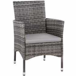 TecTake 404551 set mobili da esterno Grigio