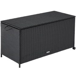 TecTake 404554 scatola di conservazione Poliestere, Alluminio Nero