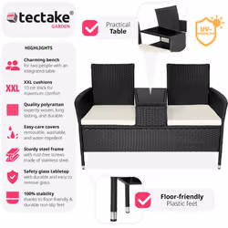 TecTake 404557 panca da esterno