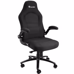 TecTake 404736, Poliestere, Acciaio, Nero