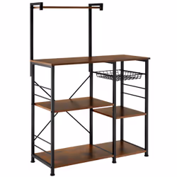 TecTake 404754 Scaffale e ripiano industriali Legno