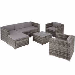 TecTake 404785, Grigio, 2 seduta(e), Adulti e bambini, Bambino/Bambina