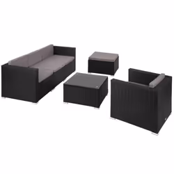 TecTake 404790 divano Nero