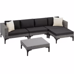TecTake 404794, Soggiorno, Grigio