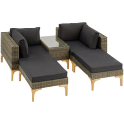 TecTake 404797 divano Marrone