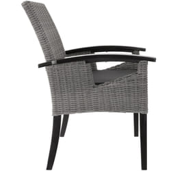 TecTake 404806 sedia da esterno Poliestere, Gomma Grigio