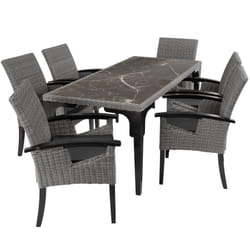 TecTake 404859 set mobili da esterno Grigio