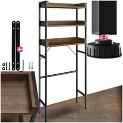 TecTake 404863 scaffale e salvaspazio da bagno Legno