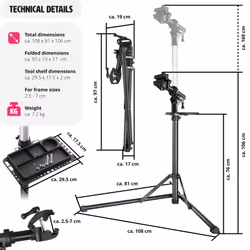 TecTake 404919 riparazione e manutenzione della bicicletta - Vista aggiuntiva 6