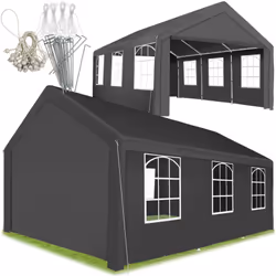 Il gazebo d'alta qualità di tectake riesce a far convivere sotto lo stesso tetto un aggraziato design, grande funzionalità e  ...