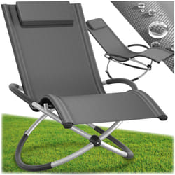 TecTake 404995 letto per esterni Grigio