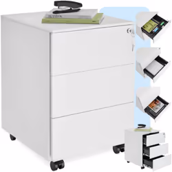 In ogni ufficio ben organizzato non può mancare un elemento: la cassettiera mobile con rotelle e serratura. Specialmente la n ...