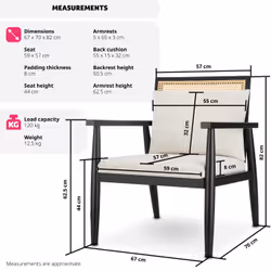 TecTake 405312 poltrona - Vista aggiuntiva 6