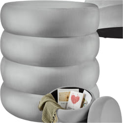 Tectake - Sgabello Altu, imbottito, spazio interno - sgabello cucina, sedie cucina, sedie