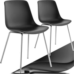 Sedie in plastica Mave, ergonomiche, 120 kg - sedie polipropilene, sedia sala da pranzo, sedie per sala da pranzo - Set di 2
