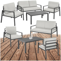 TecTake 405526 set mobili da esterno Grigio