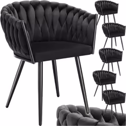 Vivi il massimo comfort e il design moderno con il set di 6 sedie da pranzo Astano di tectake. Queste sedie stabiliscono nuov ...