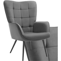 Tectake - Poltrona Hygge imbottita, ergonomica, carico massimo 150 kg - Poltrone da tv, poltrona relax, poltrona - Senza pouf