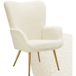 Tectake - Poltrona Hygge imbottita, ergonomica, carico massimo 150 kg - Poltrone da tv, poltrona relax, poltrona - Senza pouf