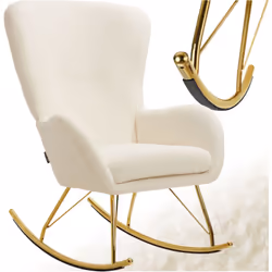 Un must-have confortevole Porta il relax a un nuovo livello con la sedia a dondolo Swing di tectake. Il dolce dondolio della ...