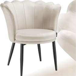 Tectake - Poltrona Stella, imbottitura spessa, 67x64x76cm - Poltrona da soggiorno, poltrona reclinabile, poltrona con orecchie