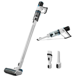 MEDION P250 Aspirapolvere a bastone Batteria Secco HEPA Senza sacchetto 0,4 L 250 W Nero, Acciaio inox, Bianco 2,2 Ah