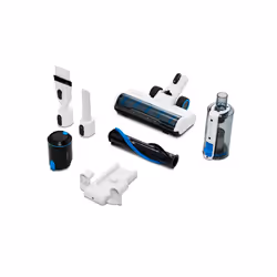 MEDION P250 Aspirapolvere a bastone Batteria Secco HEPA Senza sacchetto 0,4 L 250 W Nero, Acciaio inox, Bianco 2,2 Ah