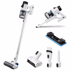 MEDION P350, Aspirapolvere a bastone 2 in 1, Senza sacchetto, Nero, Bianco, Rettangolare, Secco e bagnato, HEPA