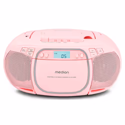 MEDION LIFE E66476 Lettore portatile di cassette 1 console Rosa - Vista aggiuntiva 3