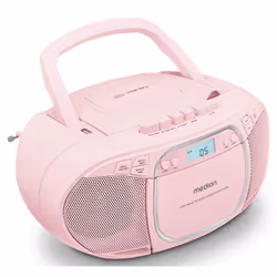 MEDION LIFE E66476 Lettore portatile di cassette 1 console Rosa - Vista aggiuntiva 5